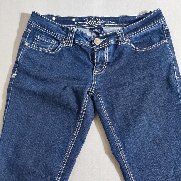 Vanity Premium Collection Capri Jeans women's size 28 (W32) ink blue colour - Picture 2 of 13